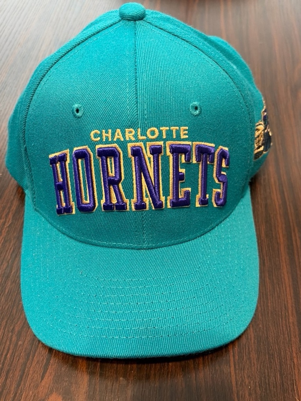Charlotte Hornets Teal Embroidered Snapback Hat